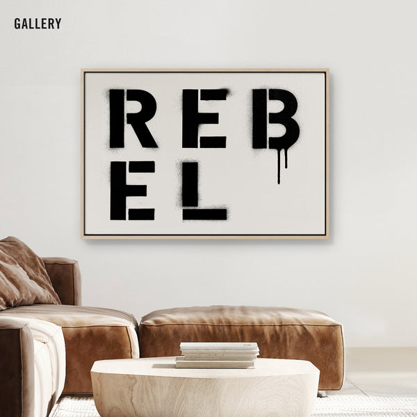Stencil Series: REBEL