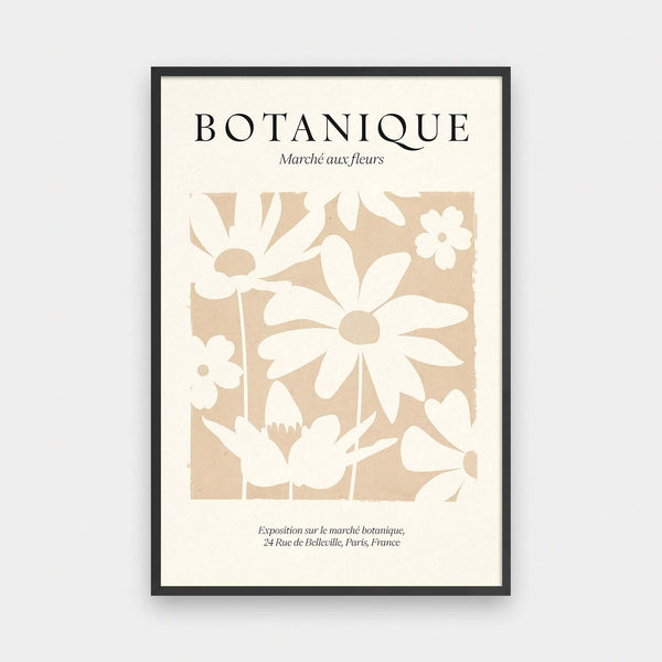Flower Market Botanique - color, featured, floral, Graphic, illustration, portrait print, poster - LNDN GRAY