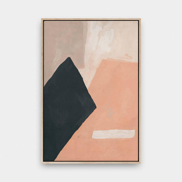 Abstract Projections No.1 - abstract, color, painting, portrait canvas - LNDN GRAY