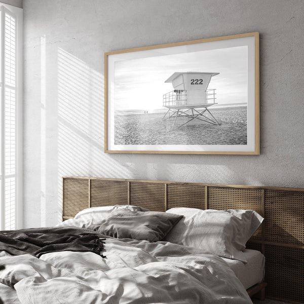 Tower 222 - angel number, beach, color, fresh, photography, portrait print - LNDN GRAY