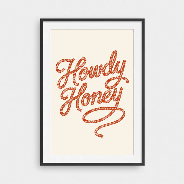 Howdy Rope Typography