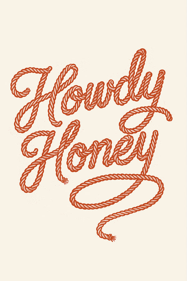 Howdy Rope Typography