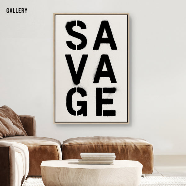 Stencil Series: SAVAGE
