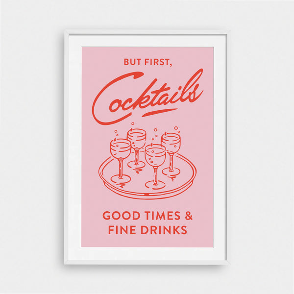But first, cocktails