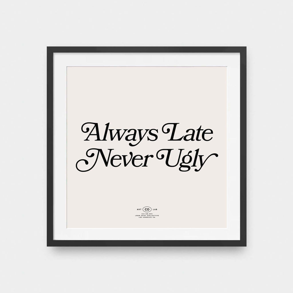 QUOTES WALL ART – LNDN GRAY