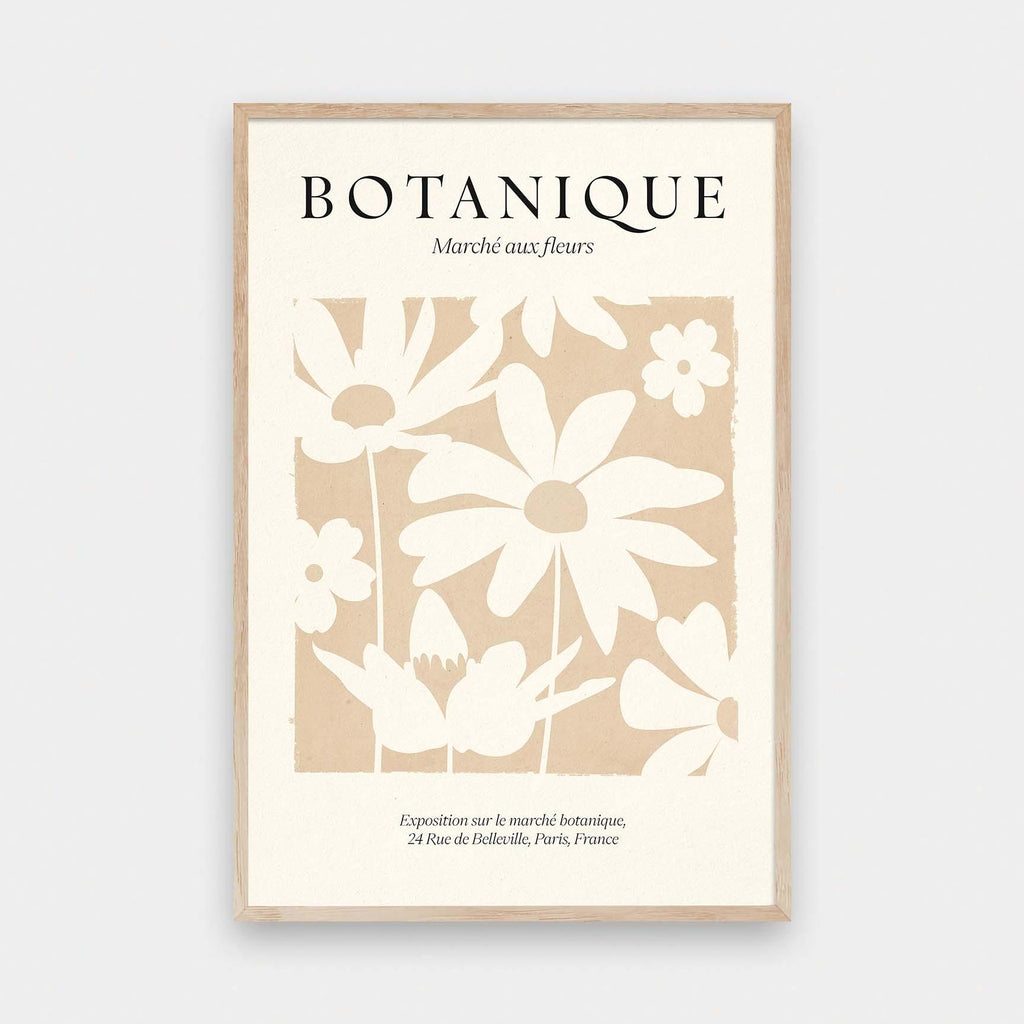 Flower Market Botanique - color, featured, floral, Graphic, illustration, portrait print, poster - LNDN GRAY