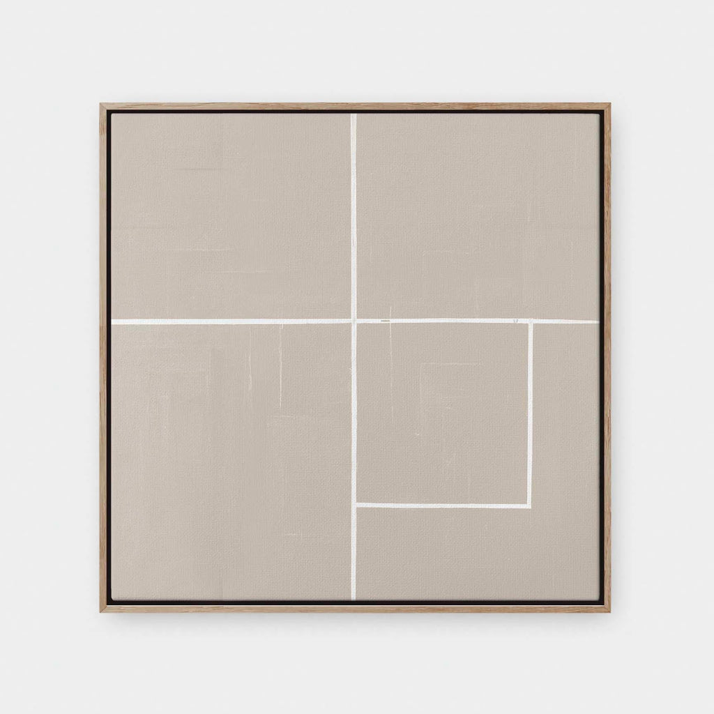 Cubism No.1 - abstract, Classical, featured, Office, painting, square canvas, Traditional - LNDN GRAY