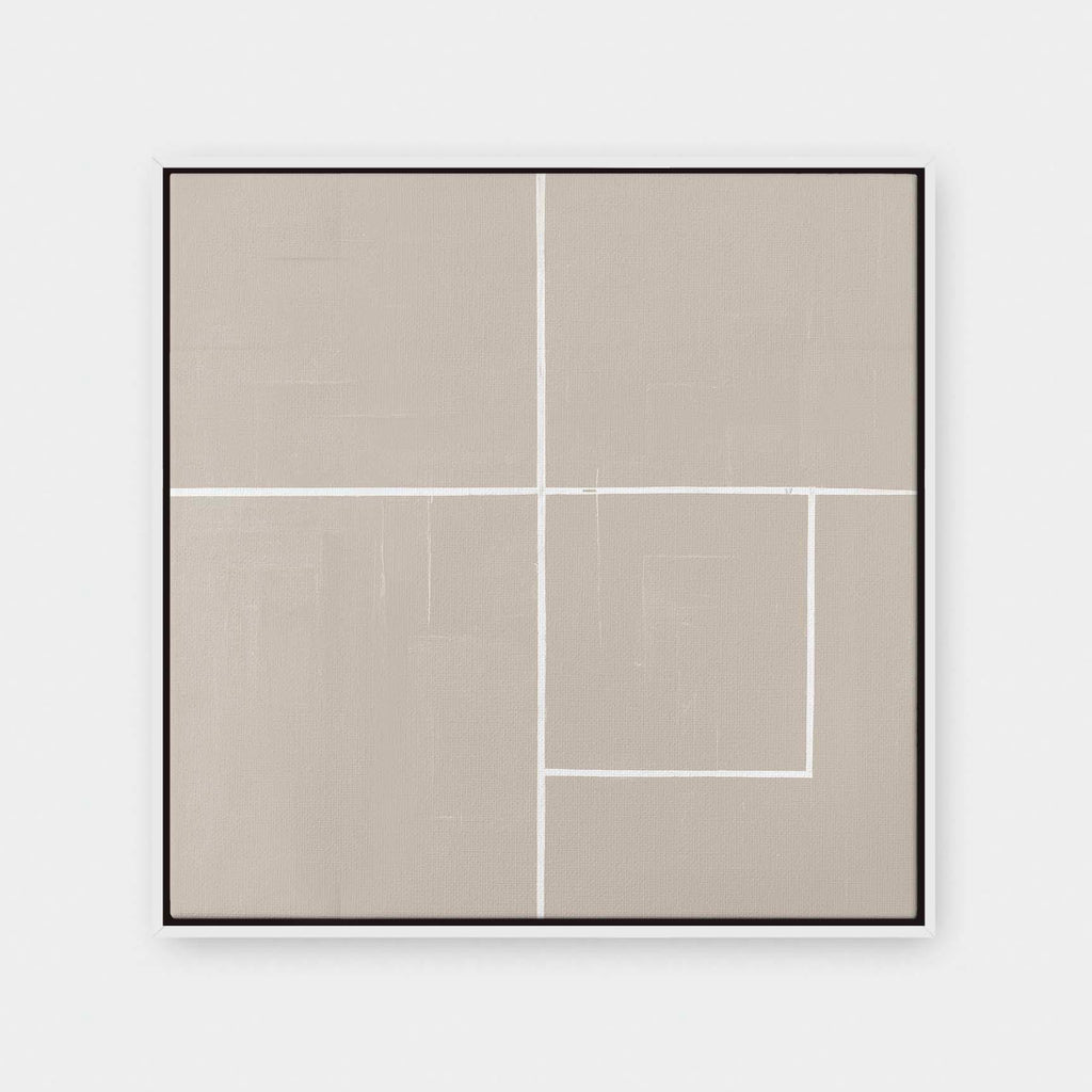 Cubism No.1 - abstract, Classical, featured, Office, painting, square canvas, Traditional - LNDN GRAY
