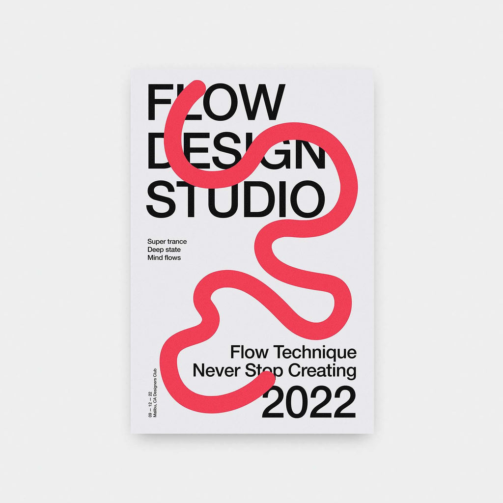 Flow Design Studio - color, featured, Graphic, Office, portrait print, poster, Typography - LNDN GRAY