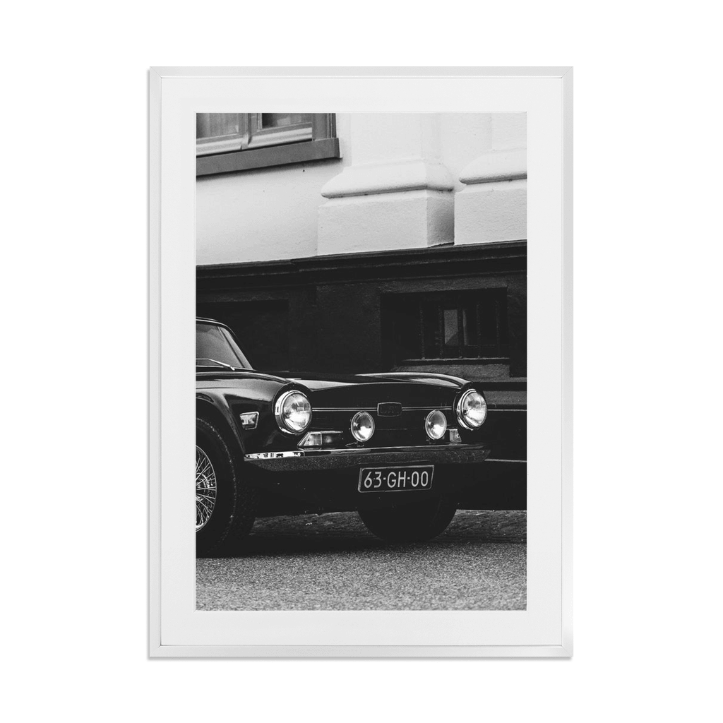 VINTAGE CAR - portrait print - LNDN GRAY
