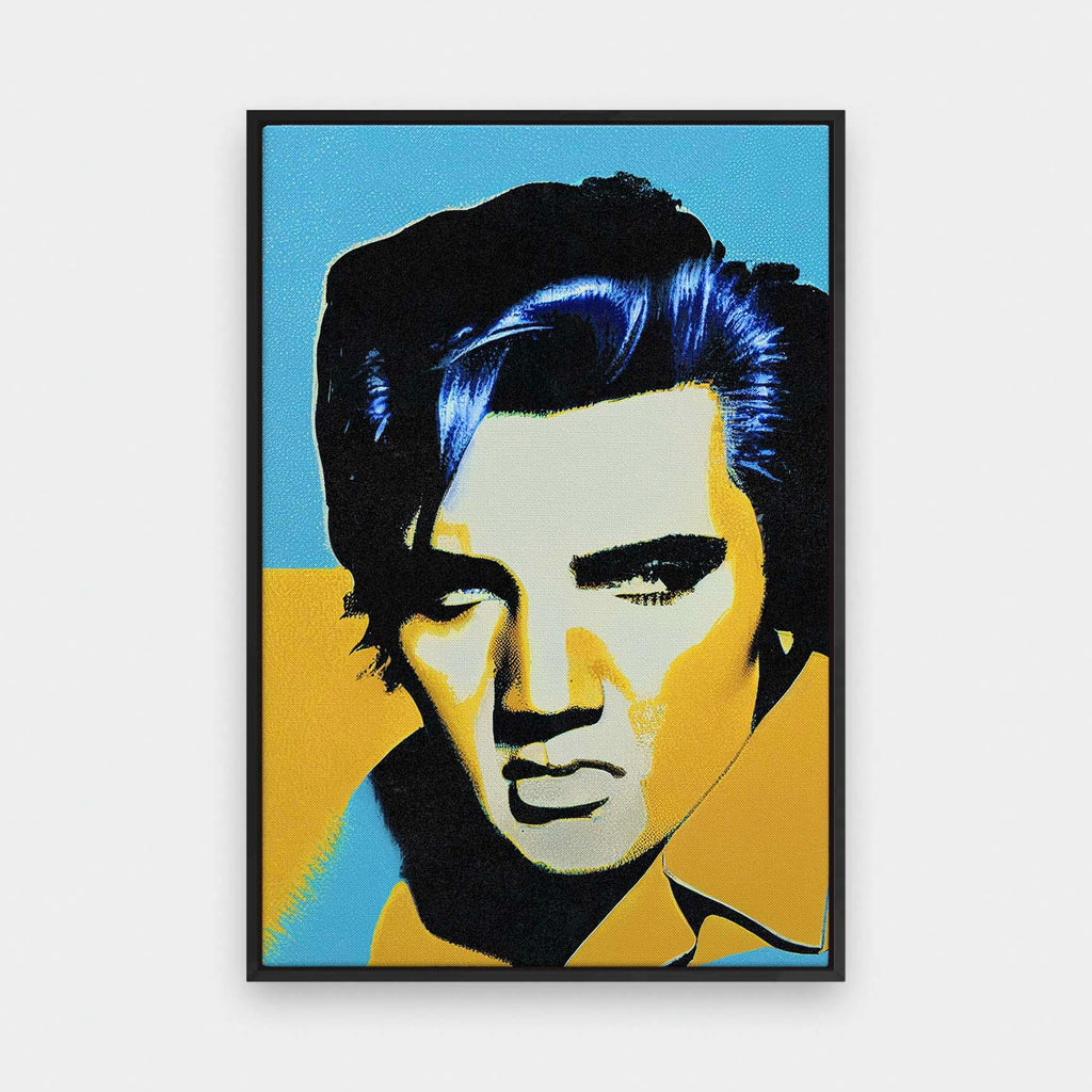 Memphis Legend - color, Graphic, pop art, portrait canvas - LNDN GRAY