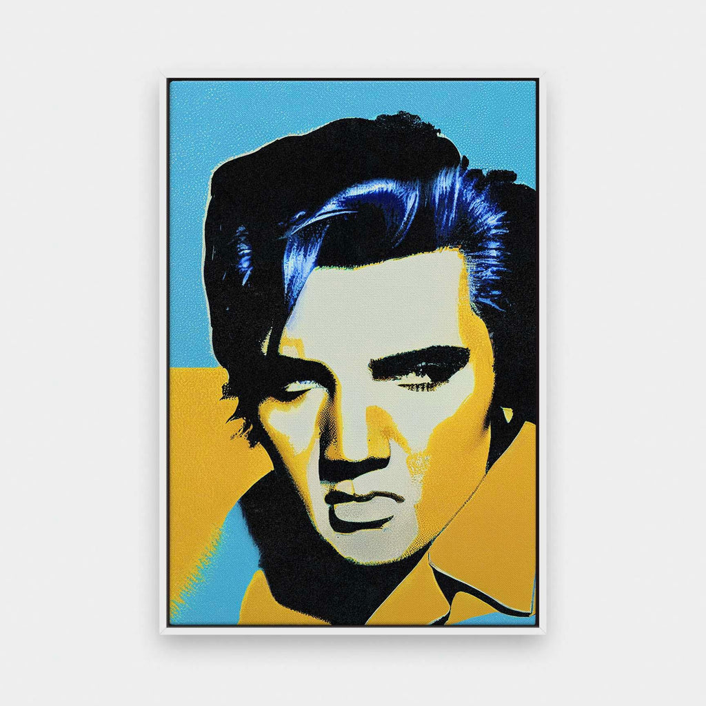 Memphis Legend - color, Graphic, pop art, portrait canvas - LNDN GRAY