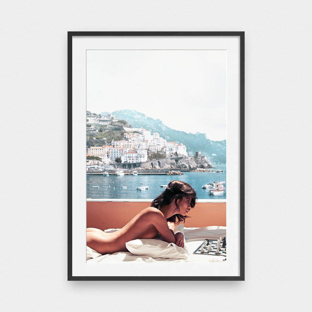 Morning Mate - beach, Cities, color, featured, fresh, girl, Nude, photography, portrait print, poster, Travel - LNDN GRAY