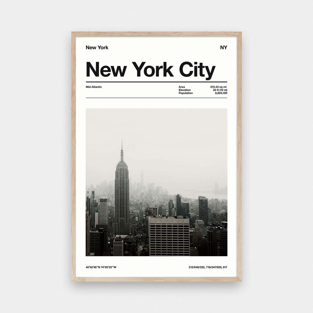 City Specs New York - black and White, Cities, photography, portrait print, Travel - LNDN GRAY