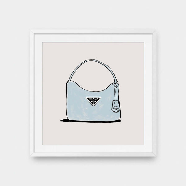 Prada Purse - color, Fashion, illustration, square print - LNDN GRAY