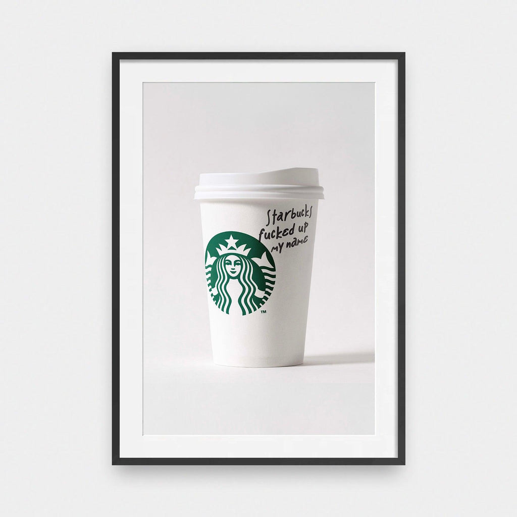 A Latte Confusion - featured, Graphic, Office, pop art, portrait print, poster - LNDN GRAY