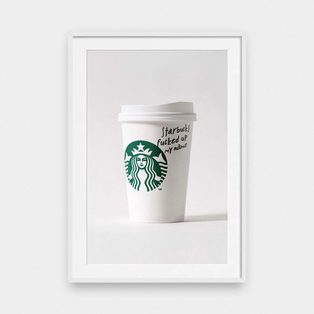 A Latte Confusion - featured, Graphic, Office, pop art, portrait print, poster - LNDN GRAY