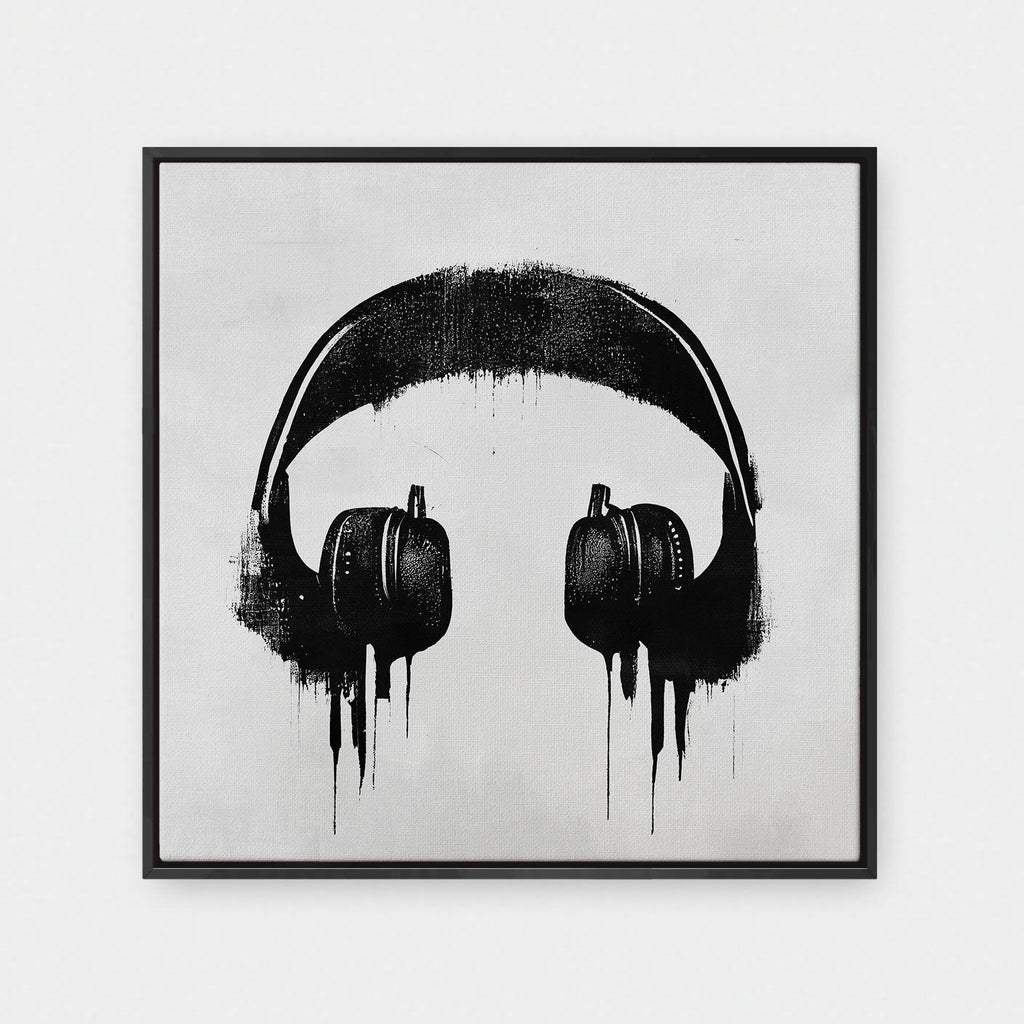 Street Beats - color, featured, fresh, Graphic, music, Office, painting, pop art, square canvas - LNDN GRAY
