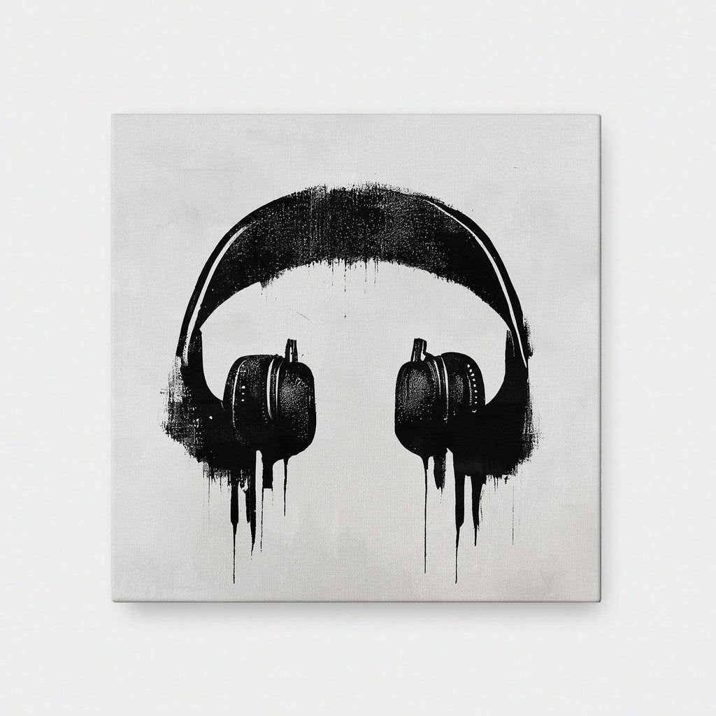 Street Beats - color, featured, fresh, Graphic, music, Office, painting, pop art, square canvas - LNDN GRAY