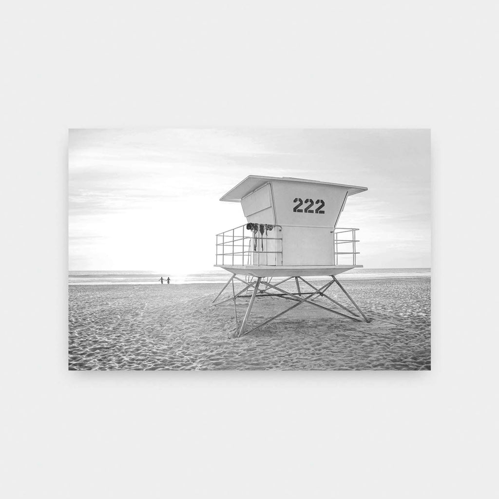 Tower 222 - angel number, beach, color, fresh, photography, portrait print - LNDN GRAY