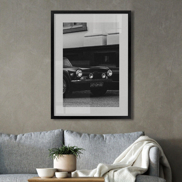 VINTAGE CAR - portrait print - LNDN GRAY