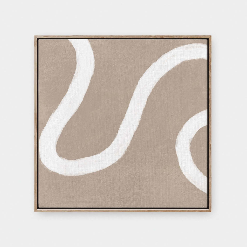 Wayfinder No.2 - abstract, color, painting, square canvas - LNDN GRAY