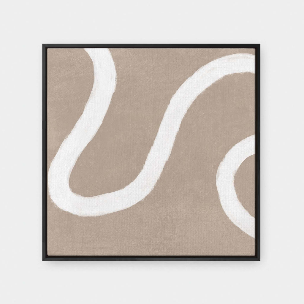 Wayfinder No.2 - abstract, color, painting, square canvas - LNDN GRAY