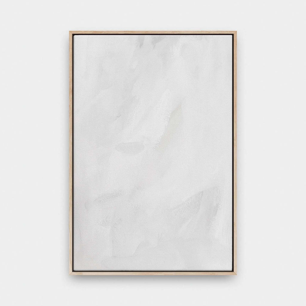 White Wash - abstract, black and White, painting, portrait canvas - LNDN GRAY